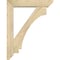 Ekena Millwork Imperial Slat Rough Sawn Bracket w/ Offset Brace, Douglas Fir, 6"W x 28"D x 36"H BKT0604X28X36IMP06RDF - alternate 4